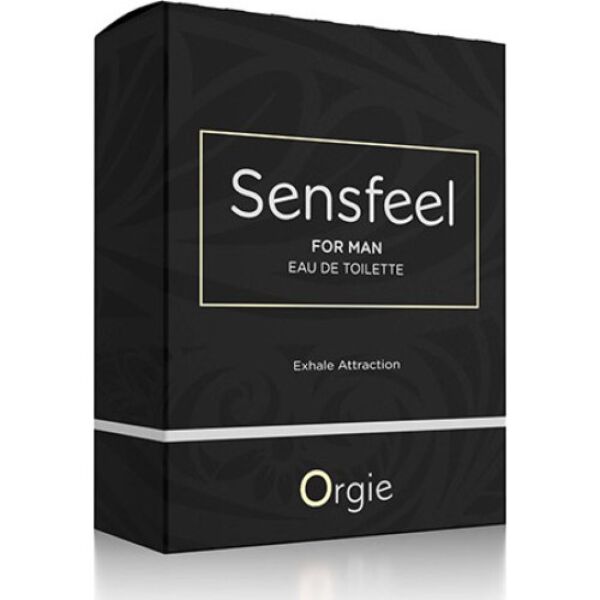 Parfymeflaske med spray, Orgie Sensfeel For Man 50 ml