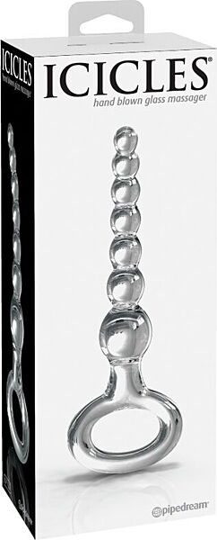 Analplugg i glass Pipedream Icicles N. 67