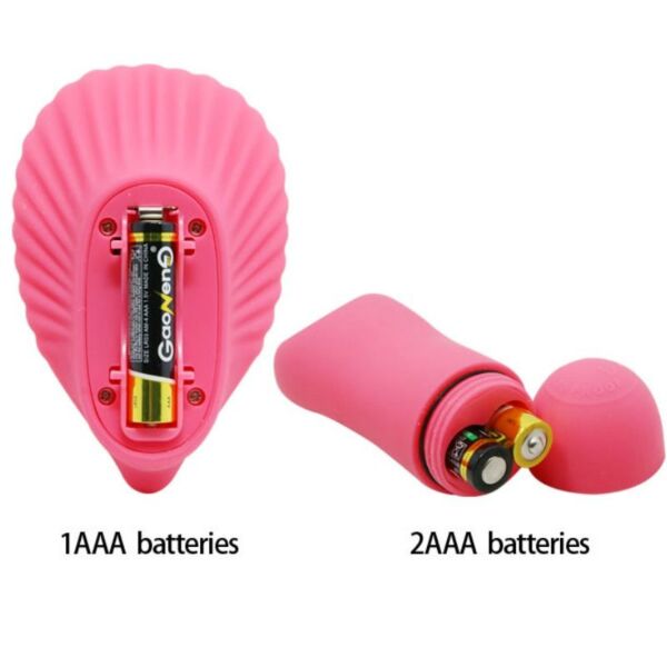 Vibrator Pretty Love BI-014368W i mørkerød silikon, med trådløs fjernkontroll