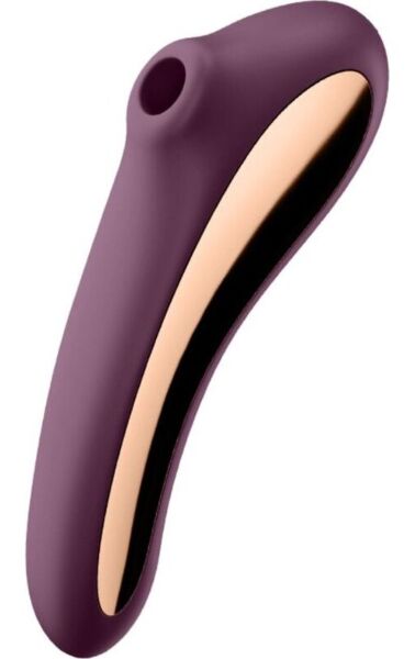 Klitorissuger Satisfyer Dual Kiss med det buede vibrerende skaftet