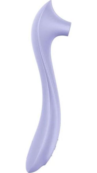 Klitorissugeren Satisfyer Easy Lover i fargen lilla, med langt håndtak
