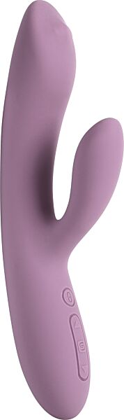 Rabbitvibrator Svakom Trysta Neo med kule for G-punktet og ekstern stimulator