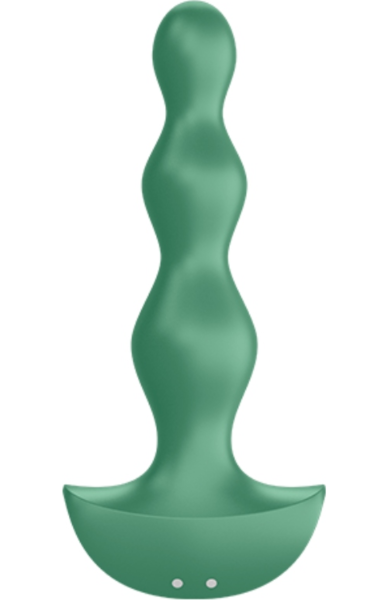 Analplugg med vibrasjon Satisfyer Lolli Plug 2, med kuleformen og den brede basen