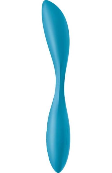 G-punktvibrator Satisfyer G-Spot Flex 1 i blått, med fleksibel nakke
