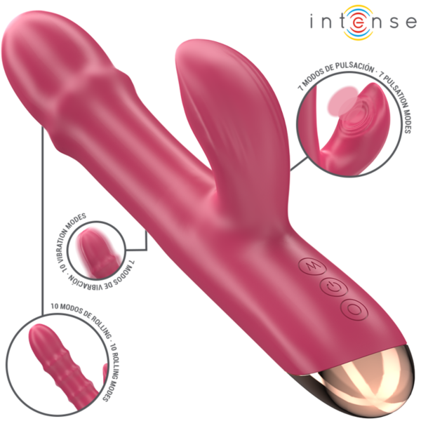 Intense Chloe 3-i-1 vibrator i silikon