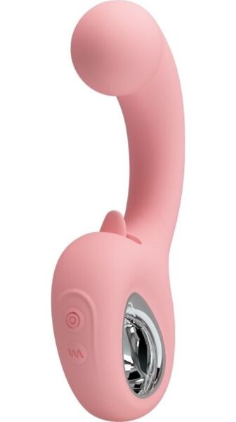 Vibrator Pretty Love Erynnyes BI-300104 med skaft og en liten tunge for klitoris