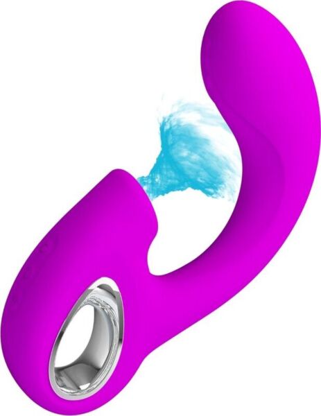 Dobbeltvibrator Pretty Love BI-300098 med munnstykke for klitoris