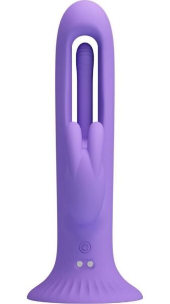 Lilla rabbit-vibrator Pretty Love Killmoulis med tungefunksjon