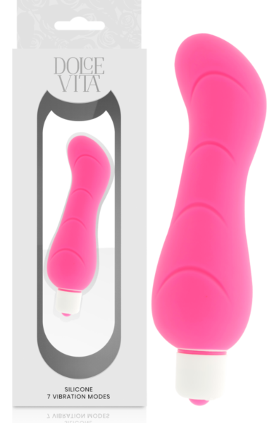 Vibrator Dolce Vita i silikon med avtakbar hylse