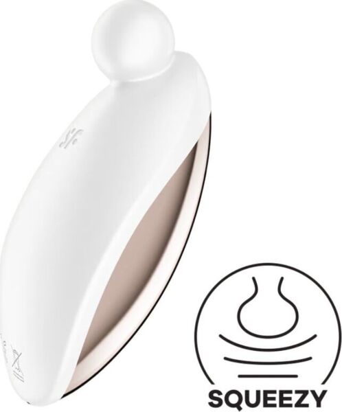 Lay-on-vibrator Satisfyer Spot On 2 med rund silikonspiss