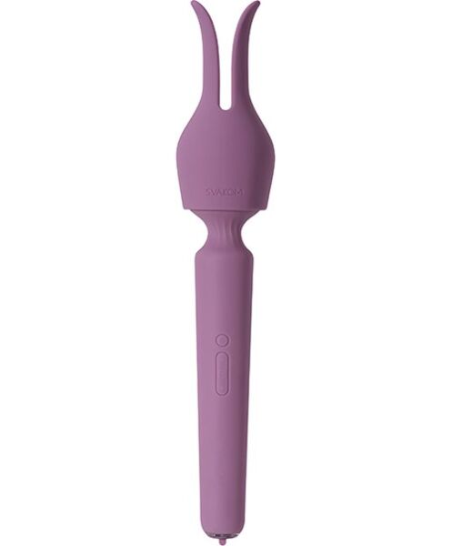 Wand-vibrator SVAKOM Emma Neo 2 med kaninører som tilbehør