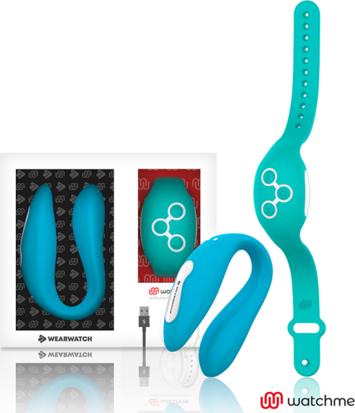 Parvibrator Wearwatch WatchMe Dual i U-form, med WatchMe-klokken