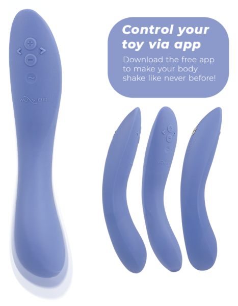 Blå We-Vibe Rave 2 G-punktvibrator for G-punktet og klitoris