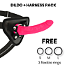 Arnés Deltaclub med Medisinsk Silikon Dildo 17 cm