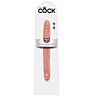 Dildo KING COCK Slim Double 30 cm med realistisk design
