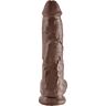 Realistisk Brun King Penis 254cm.