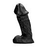 War head - svart realistisk penis