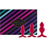 Feelztoys - bibi tvillingsett med 3 analplugger - rosa