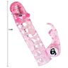 Penis Sleeve BAILE Ultimate Love Forlengelse med Klitorisstimulator