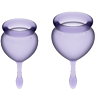 Menstruasjonskopp SATISFYER - Feel Good 15 + 20 ml