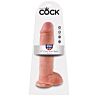 Dildo for Harness King Cock 11 med Realistisk Følelse