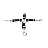 Restraints Bound Leather 4 Way Hog Tie med lærremmer
