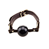 BALL GAG Bound Nubuck Leather Justerbar