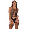 Bodystocking Lace Halterneck