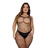 Bodystocking Lace by LJ Plus Size med åpen rygg