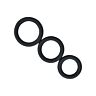 Silikonringer Loving Joy 3-pack med komfortabel passform Gris
