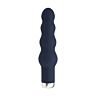Vibrasjon NAUTI Silicone Ribbed Vibrator med 10 funksjoner