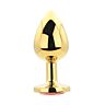 Buttplug Toosh Metal Large med juveler Rojo