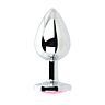 Buttplug Toosh Metal Large med juveler Rosa