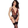 Crotchless bodysuit CHILIROSE CR 4722 med åpning
