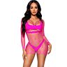 Langermet Net Kjole Leg Avenue One Size
