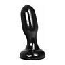 Anal Plug ALL BLACK 19,5 CM med myk overflate