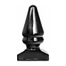 Analplugg ALL BLACK 28,5 CM | Kjegleformet Design