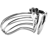Kjønn leketøy METAL HARD Bird Chastity Ring Cage