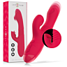 Vibratoren INTENSE DUA Multifunksjonell med Rød Tunge