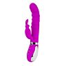 Vibrator S Pleasures Realistic Lilla med dobbel stimulering