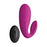 Vibrator S Pleasures Meeva med fjernkontroll og dobbel motor
