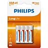 Batterier Philips AAA Størrelse - Lang levetid