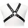 Arnés Leather Body Lasic med justerbare stropper