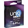 Kondom UNIQ MULTI Non-latex 3 enheter