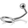 Cockring METAL HARD med anal kule