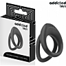 Dobbel Teksturert Penisring ADDICTED TOYS for Forbedret Stimulering