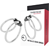 Dobbelt Ring DARKNESS - Metall for Penis