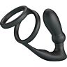 Penisring med analplugg Pretty Love Emoni 12 vibrasjoner