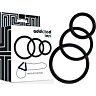 Ringsett for Penis Addicted Toys - 3 elastiske ringer