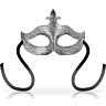 Bondage OHMAMA MASKS FLOWER DE LIS SILVER MASK